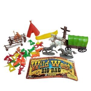 Wild West cowboy & Indian play set